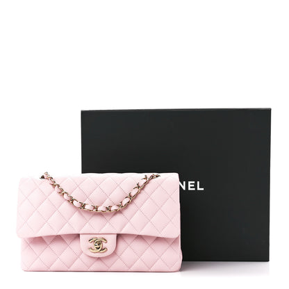 Chanel Caviar Quilted Medium Double Flap Light Pink 12 of 12