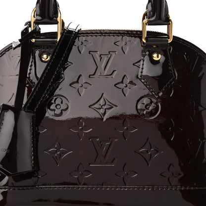 Louis Vuitton Vernis Alma BB Amarante 8 of 9