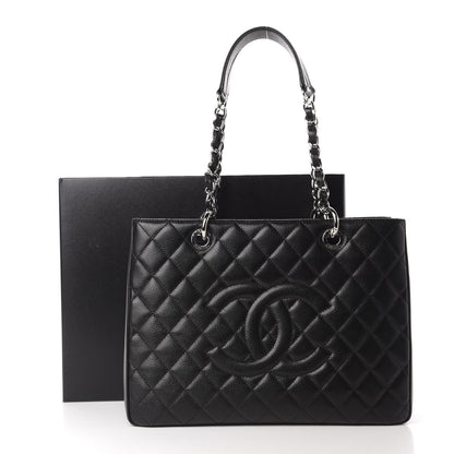 Chanel Caviar Quilted Grand Shopping Tote GST Black 11 of 11
