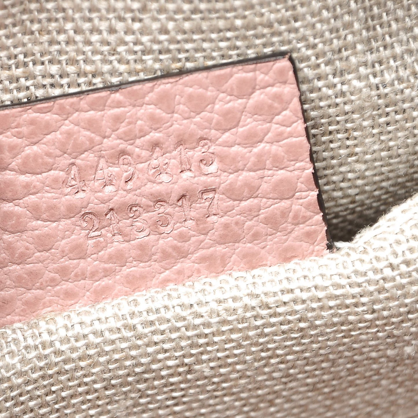 Monogram Mini Bree Messenger Bag Beige Soft Pink