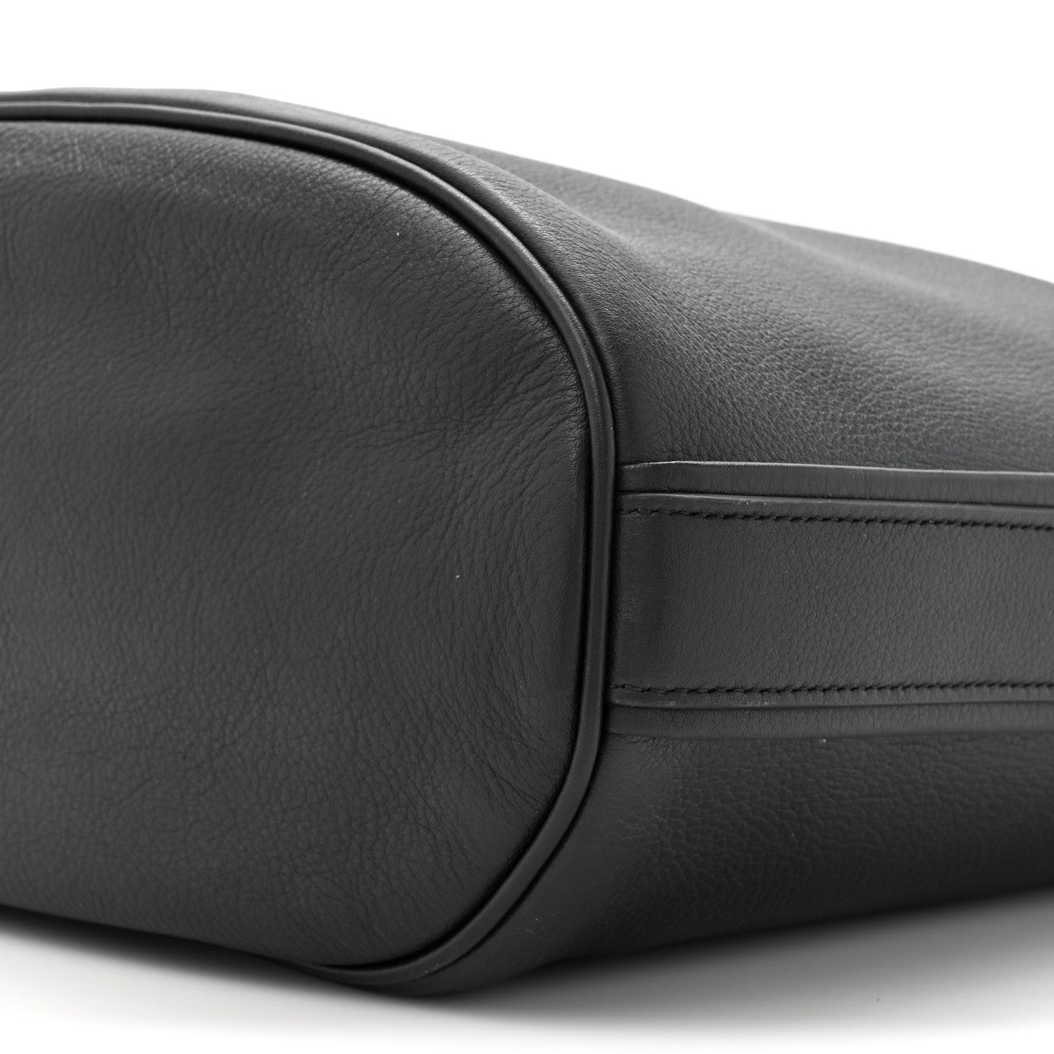 Salvatore Ferragamo Calfskin Medium Archivo Gancio Hobo Black Black 11 of 12