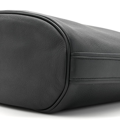 Salvatore Ferragamo Calfskin Medium Archivo Gancio Hobo Black Black 11 of 12