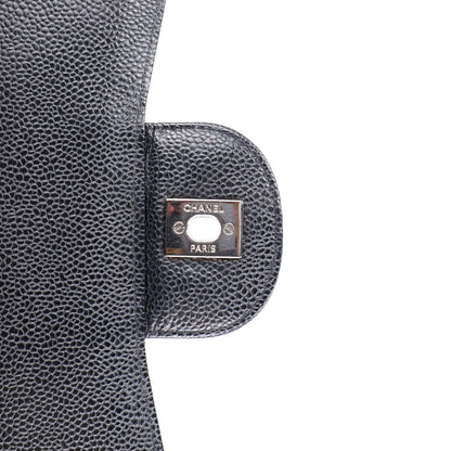 Chanel Caviar Quilted Jumbo Double Flap Black 7 of 11