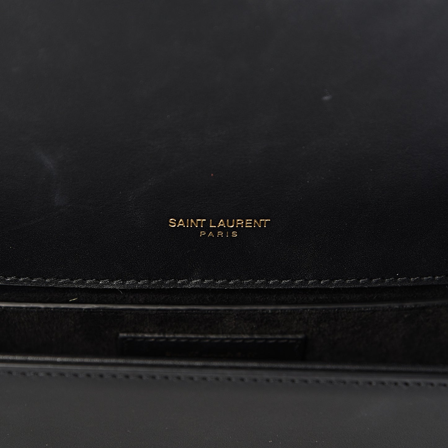 Smooth Calfskin Medium Classic Monogram Kate Tassel Satchel Black