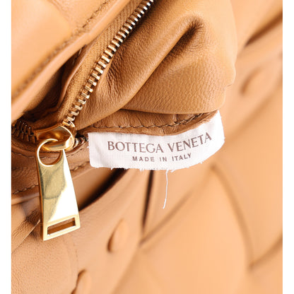 Bottega Veneta Lambskin Maxi Intreccio Padded Chain Cassette Crossbody Bag Caramel 7 of 11