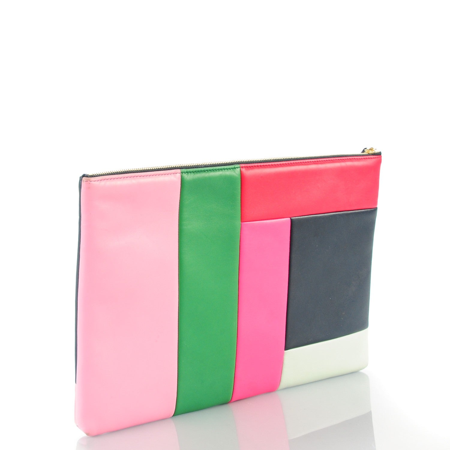 Chanel Lambskin Patchwork Large Cosmetic Case Multicolor 3 of 7