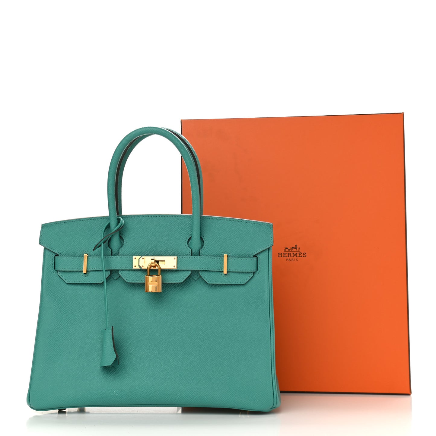 Epsom Birkin 30 Vert Verone