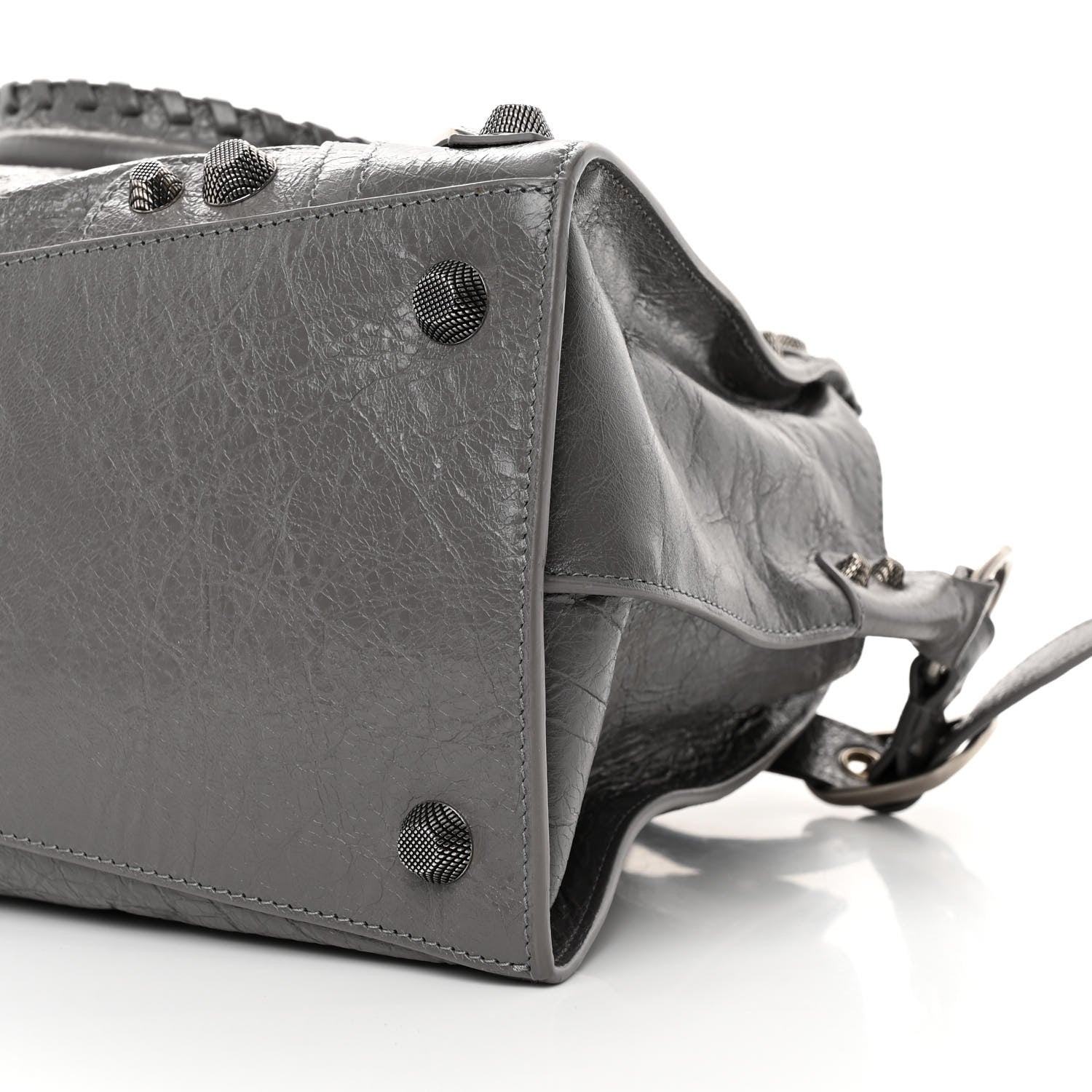 Balenciaga Agneau Arena Neo Cagole City Handbag Dark Grey 11 of 12
