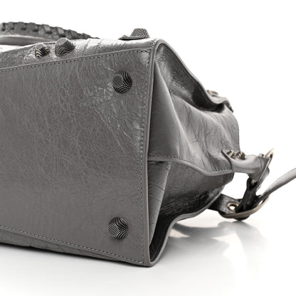 Balenciaga Agneau Arena Neo Cagole City Handbag Dark Grey 11 of 12