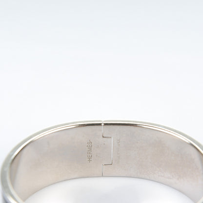 Hermes Enamel Wide Clic Clac H Bracelet GM Black 3 of 5