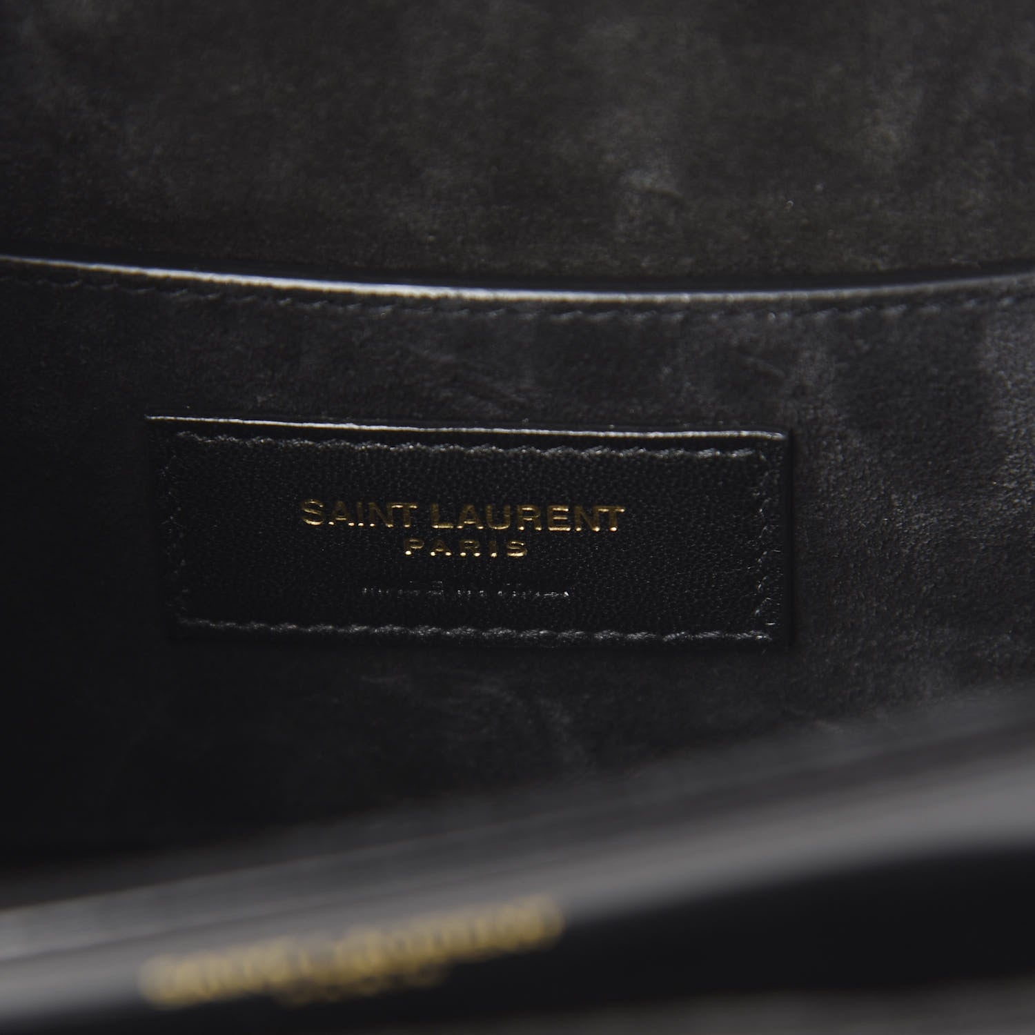 Saint Laurent Patent Calfskin Le 61 Shoulder Bag Black 5 of 8