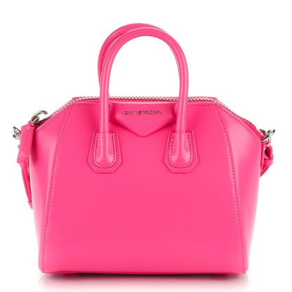 Givenchy Shiny Lord Calfskin Mini Antigona Shocking Pink 1 of 7