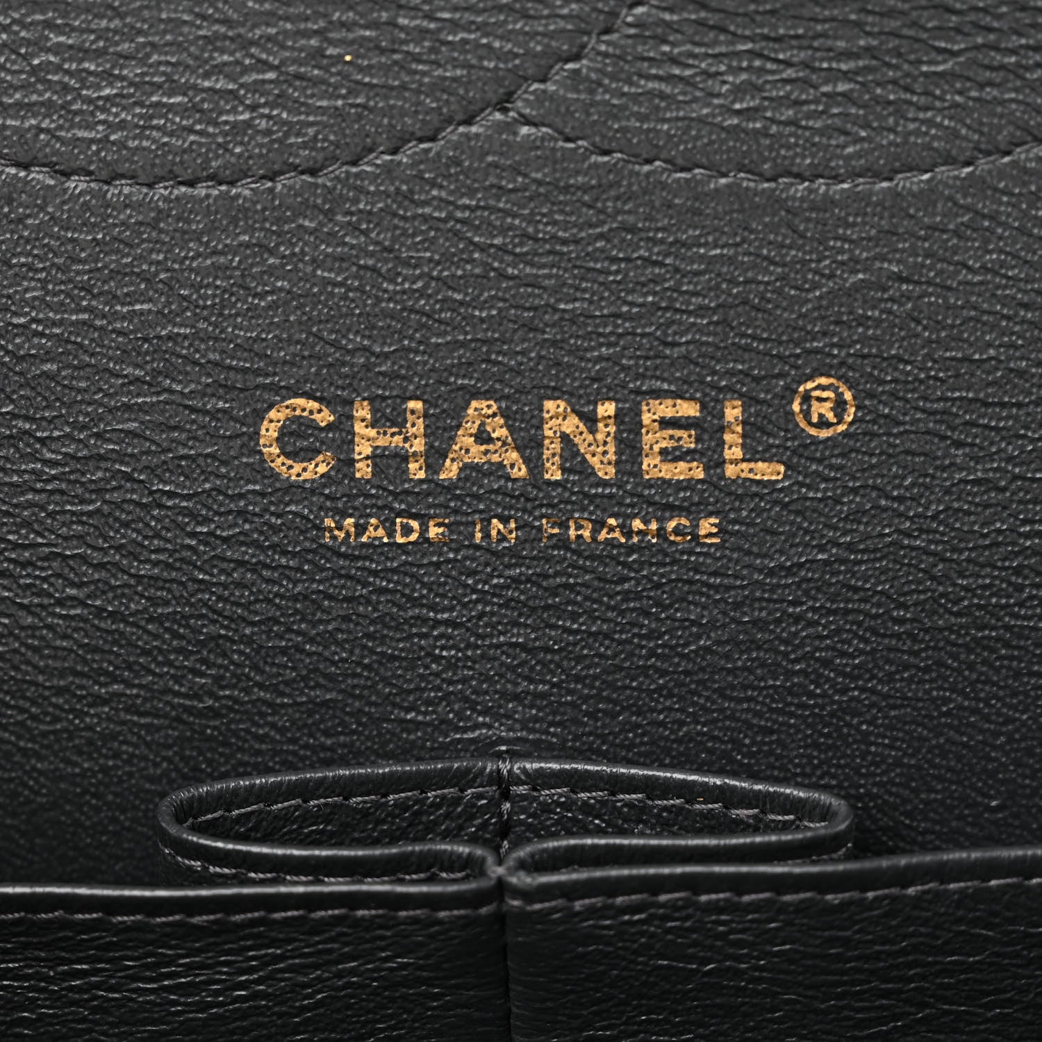 Chanel Caviar Quilted Jumbo Double Flap Dark Grey 6 of 12