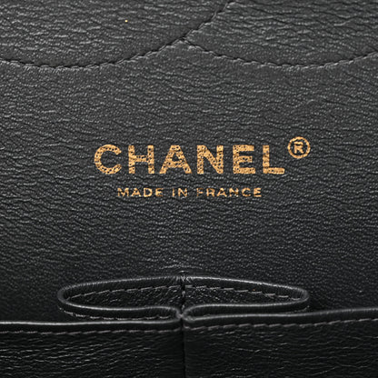 Chanel Caviar Quilted Jumbo Double Flap Dark Grey 6 of 12
