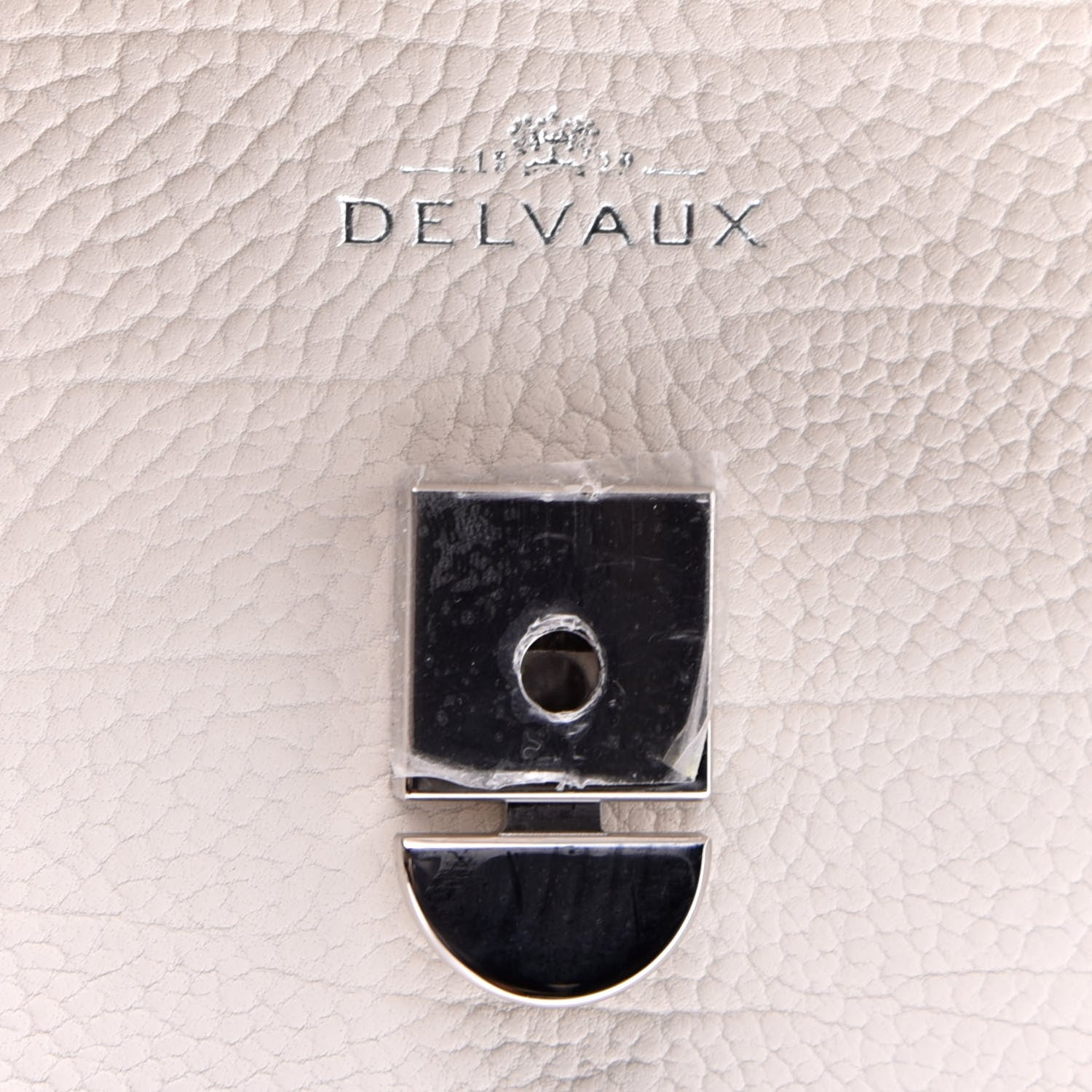 Delvaux Crispy Calfskin MM Tempete Satchel White 6 of 9