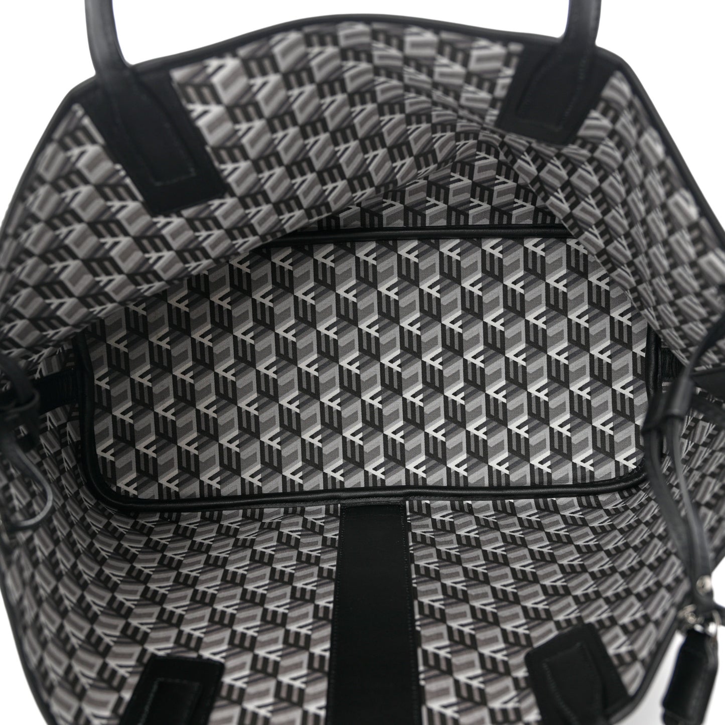 Visetos Medium Liz Reversible Shopper Tote Black