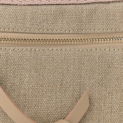 Chloe Linen Woody Belt Bag Blush Beige 8 of 13