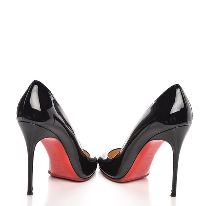 Christian Louboutin Patent Fifi 100 Pumps 39 Black 6 of 12