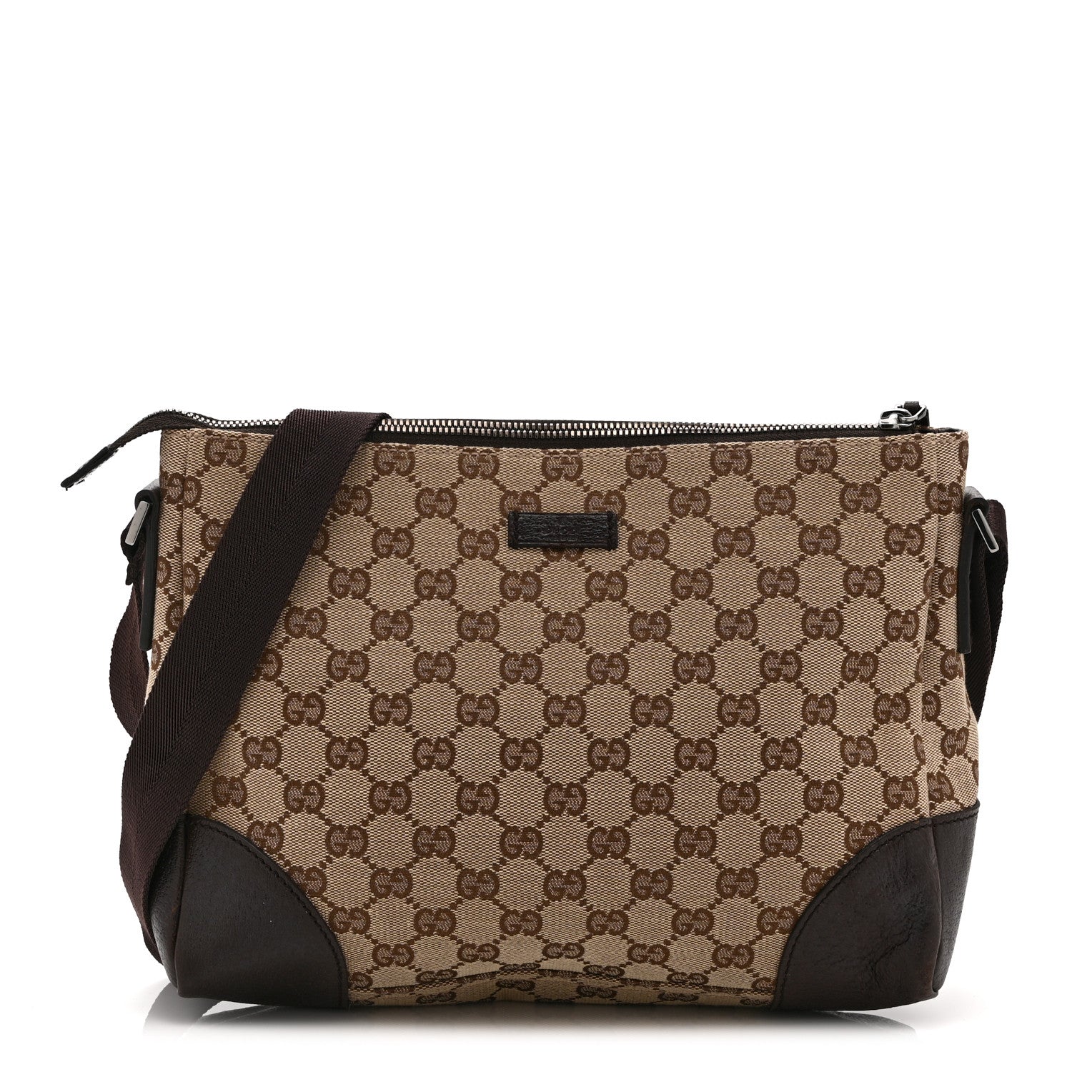 Gucci Monogram Joy Messenger Bag Dark Brown 1 of 12