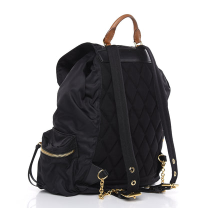 Burberry Nylon Large Rucksack Backpack Black 3 of 9