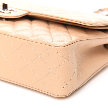 Chanel Caviar Quilted Medium Double Flap Beige 8 of 9