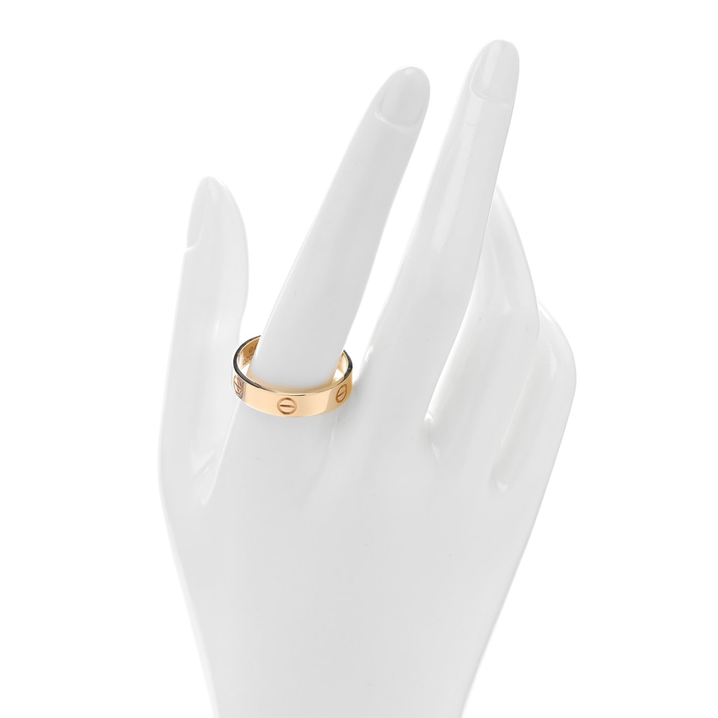 18K Yellow Gold 5.5mm LOVE Ring 68 12.25