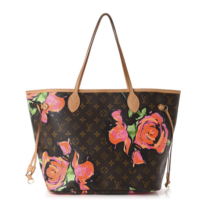 Louis Vuitton Monogram Roses Neverfull MM 1 of 17