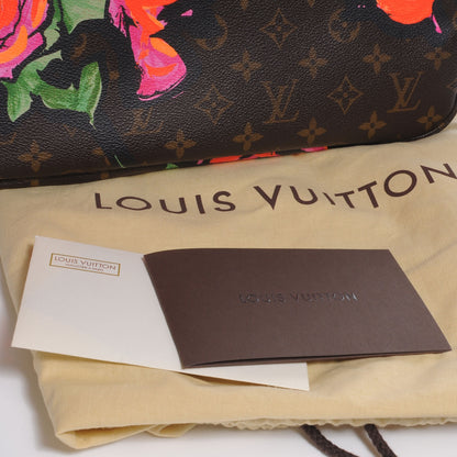 Louis Vuitton Monogram Roses Neverfull MM 8 of 8