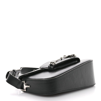 Gucci Azalea Calfskin Small Horsebit 1955 Asymmetric Shoulder Bag Black 4 of 9