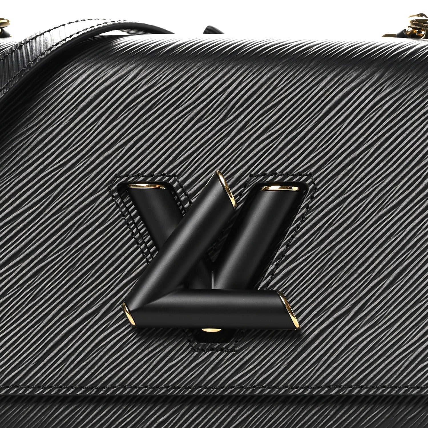 Louis Vuitton Epi Twist Shoulder Bag MM Black 8 of 10
