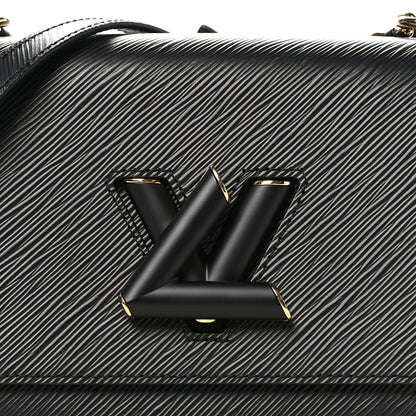 Louis Vuitton Epi Twist Shoulder Bag MM Black 8 of 10