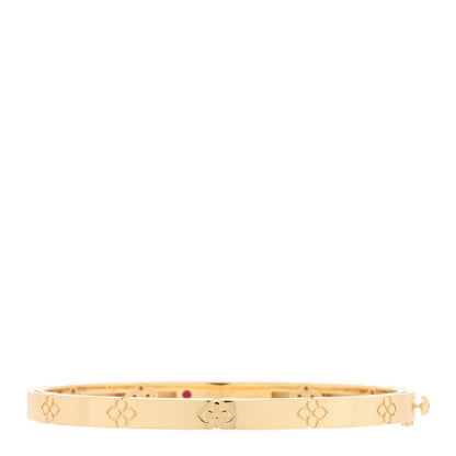 Roberto Coin 18K Yellow Gold Narrow Love in Verona Bangle Bracelet 1 of 3
