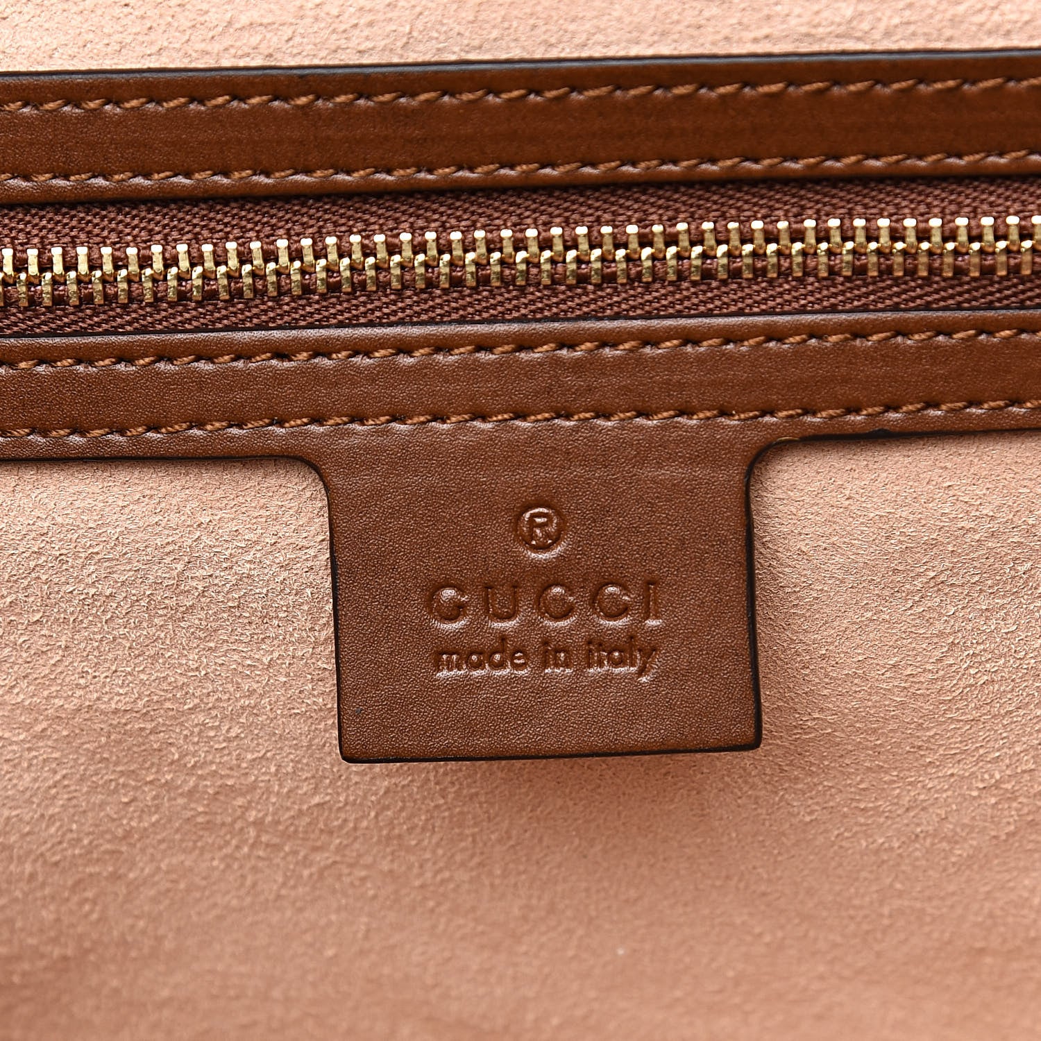 Gucci Soft GG Supreme Monogram Small Crossbody Tote Beige Cuir 6 of 11