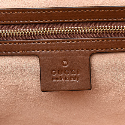 Gucci Soft GG Supreme Monogram Small Crossbody Tote Beige Cuir 6 of 11