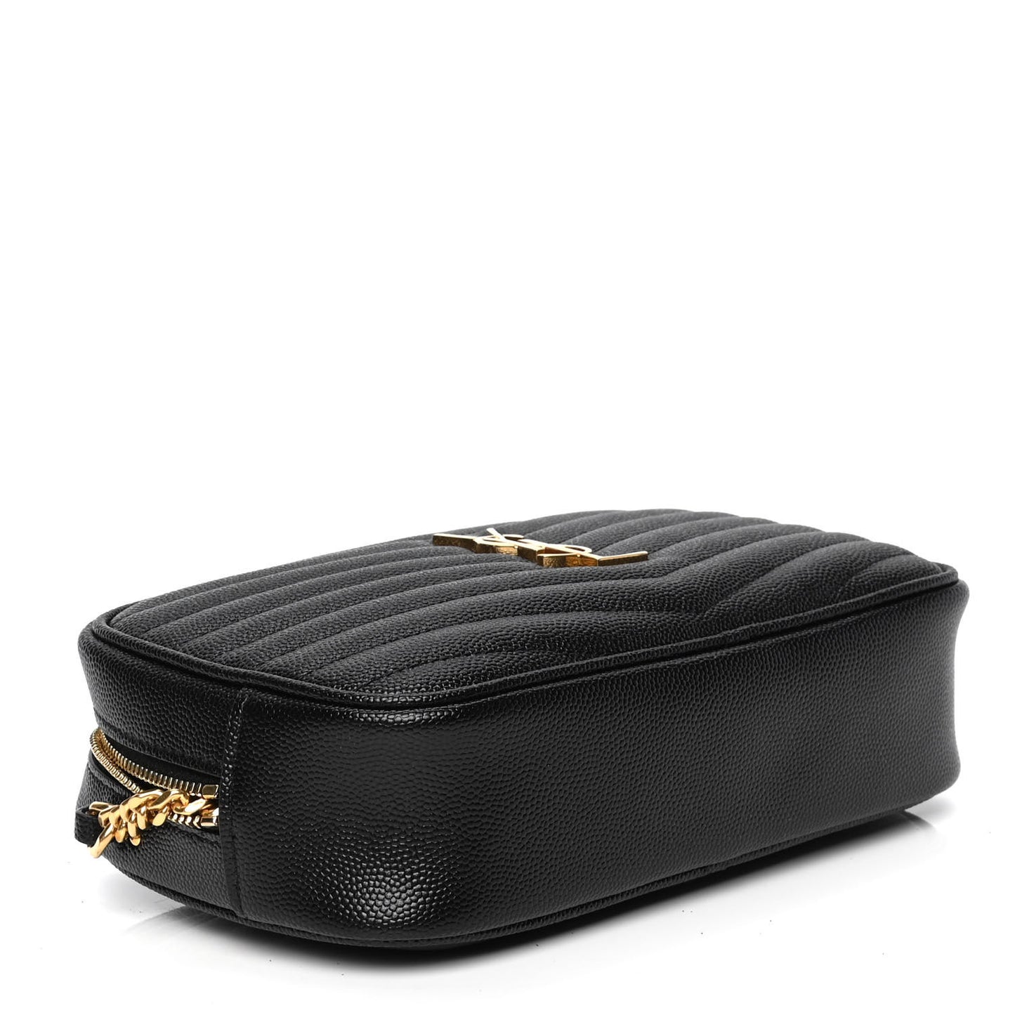 Grain De Poudre Matelasse Monogram Mini Lou Camera Bag Black