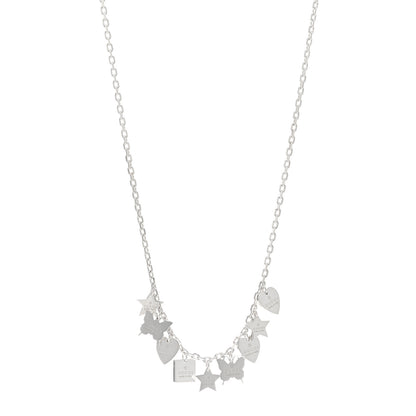 Gucci Sterling Silver Trademark Charm Necklace 1 of 5