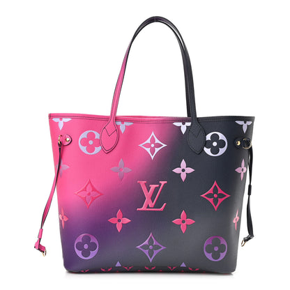 Louis Vuitton Monogram Giant Spring In The City Neverfull MM Midnight Fuchsia 1 of 10