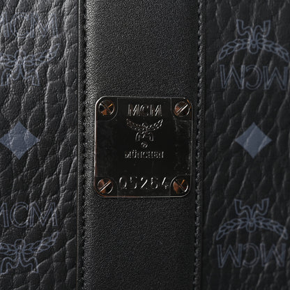 MCM Visetos Medium Liz Reversible Shopper Tote Black 10 of 16