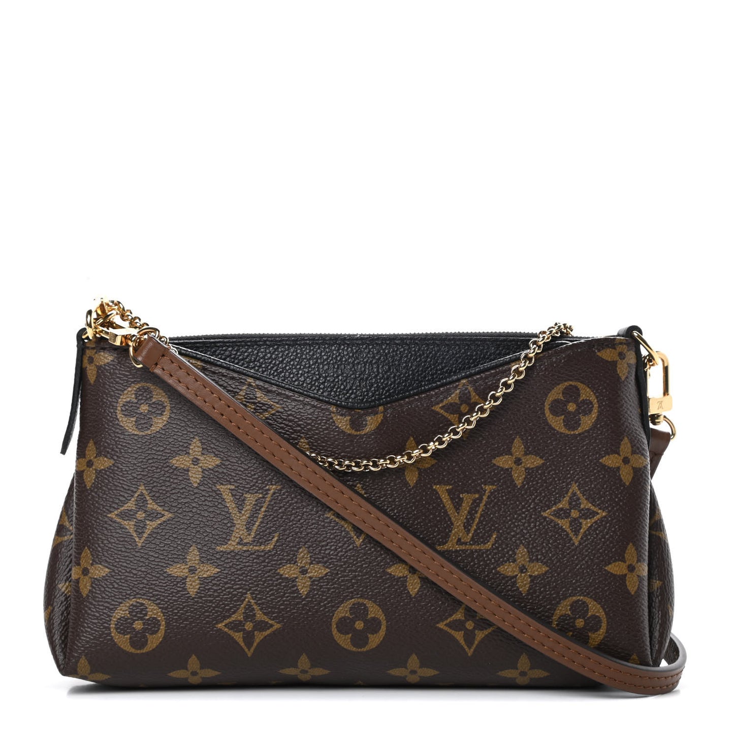 Monogram Pallas Clutch Black