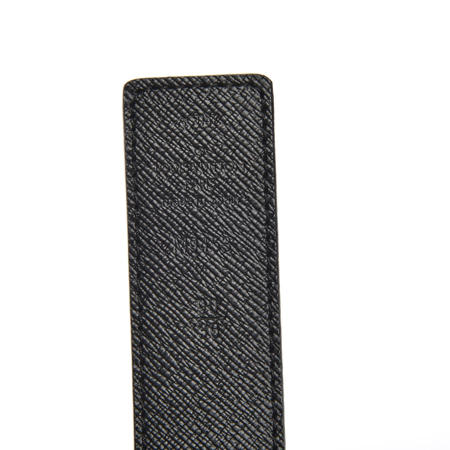 Louis Vuitton Calfskin Monogram 30mm LV Initiales Reversible Belt 90 36 Black 5 of 6