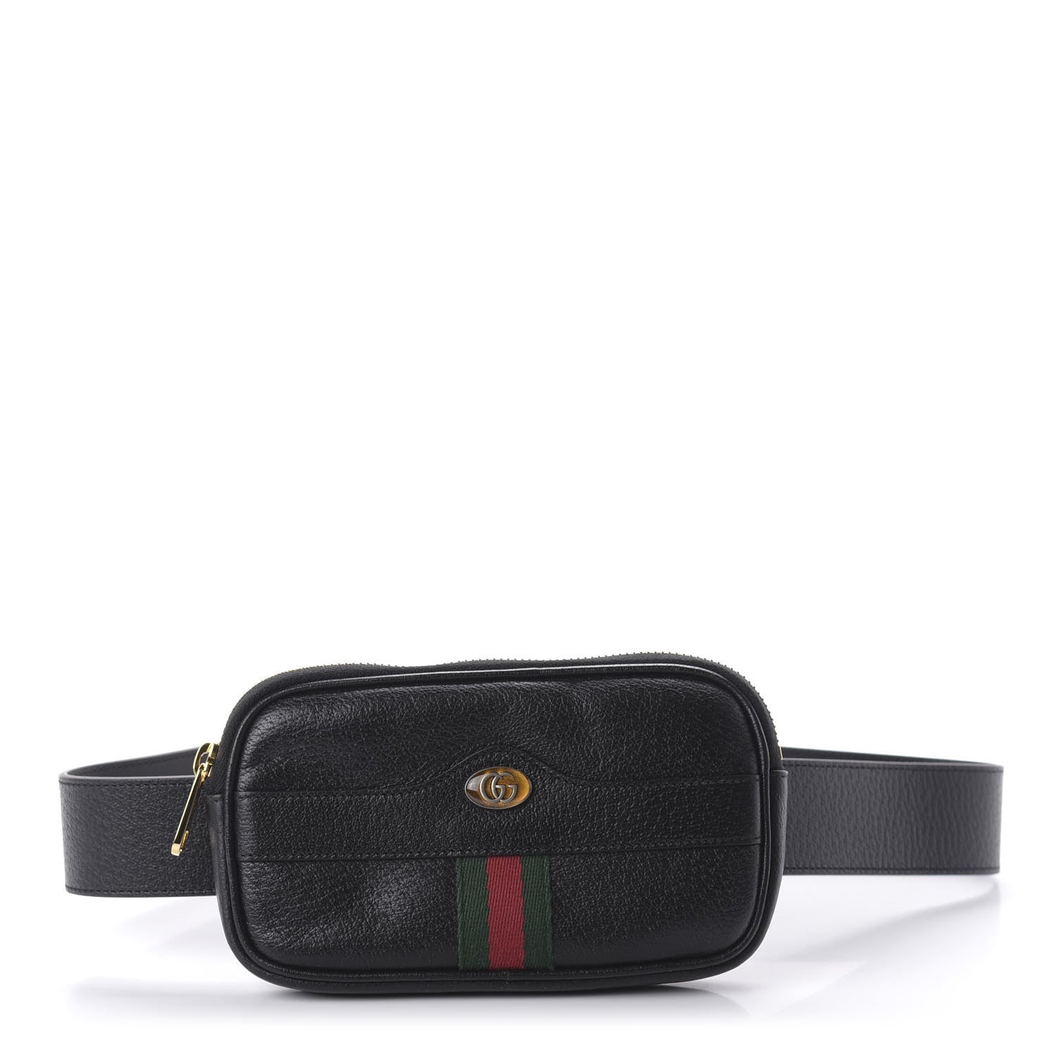 Gucci Grained Calfskin Ophidia Belted iPhone Case 85 34 Black 1 of 11