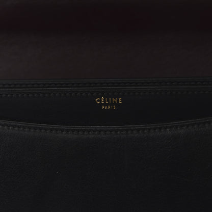 Celine Smooth Calfskin Medium Case Chain Flap Black 8 of 9