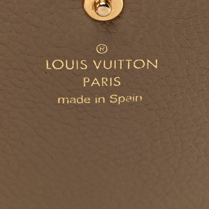 Louis Vuitton Empreinte Monogram Giant Sarah Wallet Tourterelle Creme 6 of 8