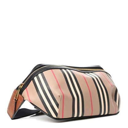 Burberry E-Canvas Icon Stripe Sonny Bum Bag Archive Beige 4 of 9