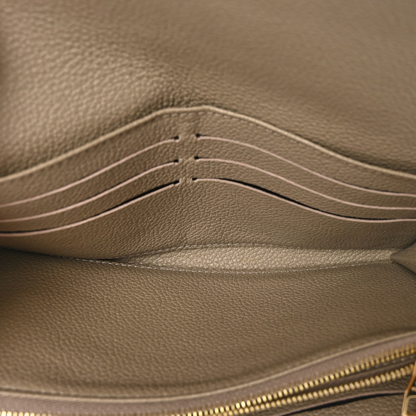 Empreinte Monogram Giant Sarah Wallet Tourterelle Creme