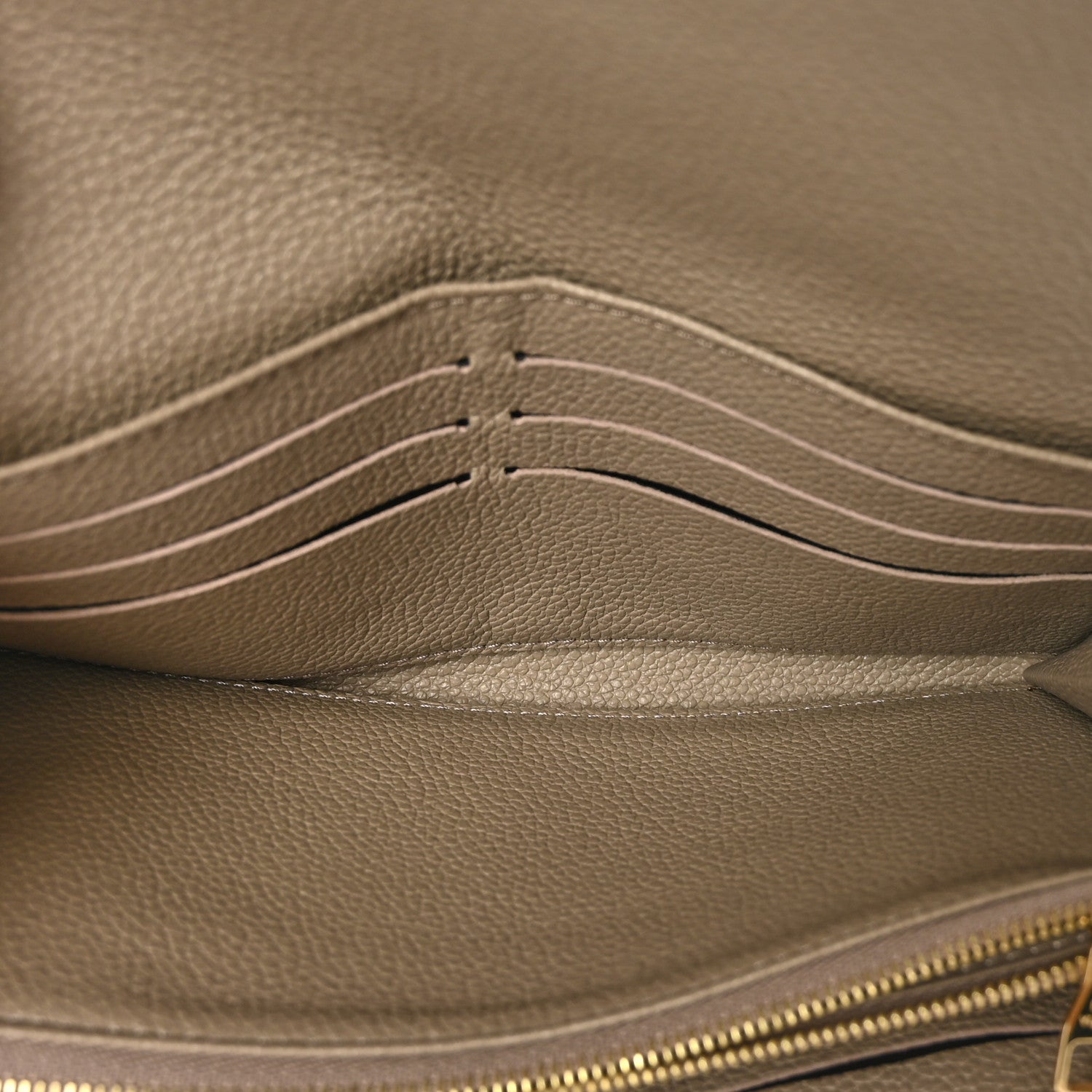 Louis Vuitton Empreinte Monogram Giant Sarah Wallet Tourterelle Creme 5 of 8