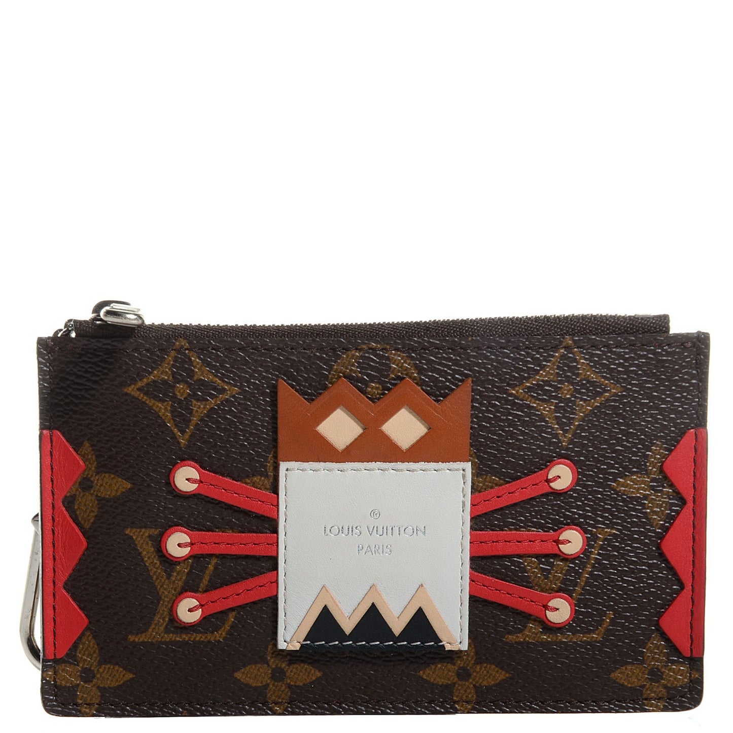 Monogram Tribal Key Pouch