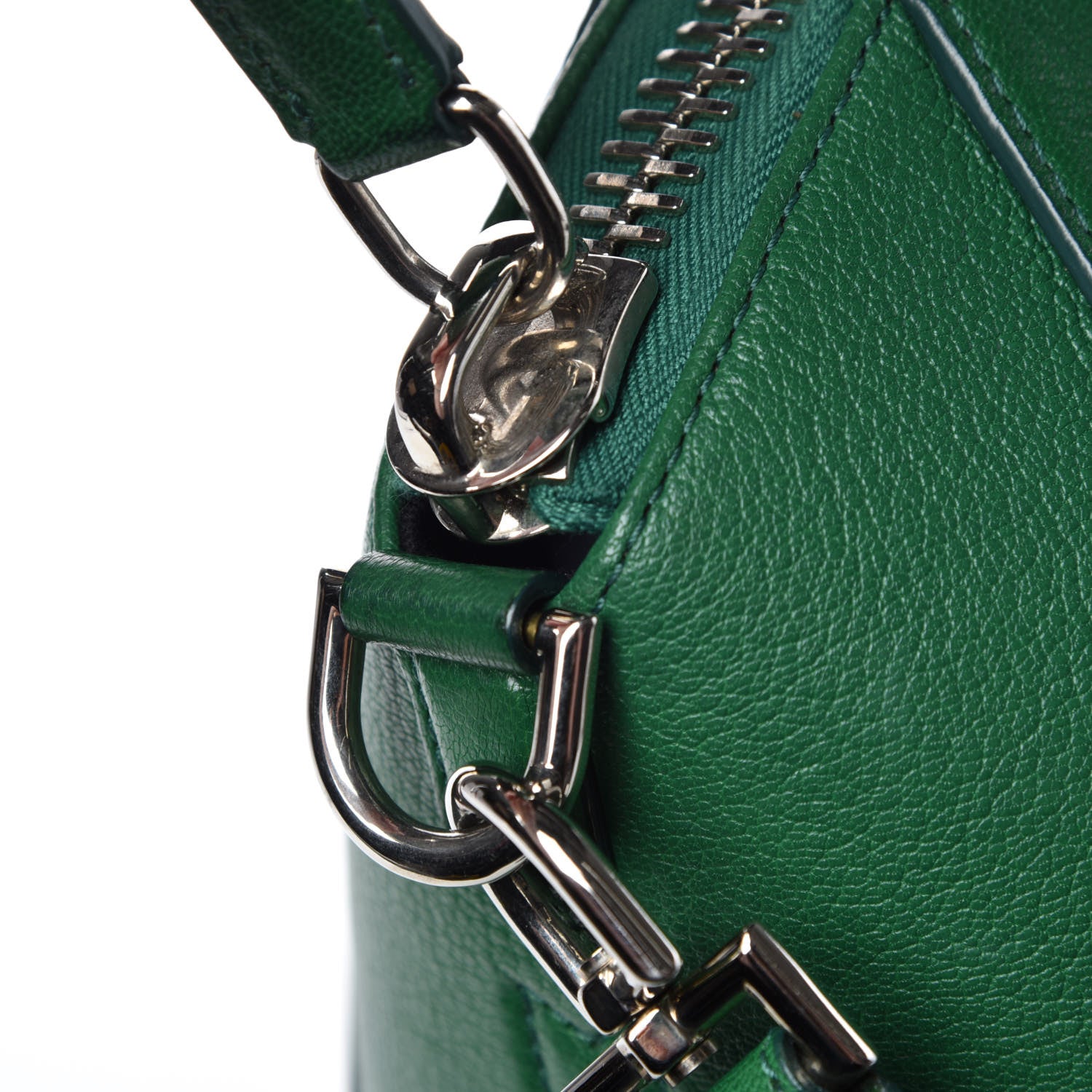 Givenchy Sugar Goatskin Small Antigona Emerald 10 of 19