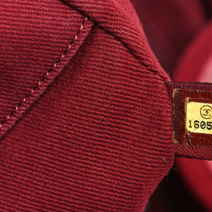 Chanel Canvas Medium Deauville Tote Red 7 of 14