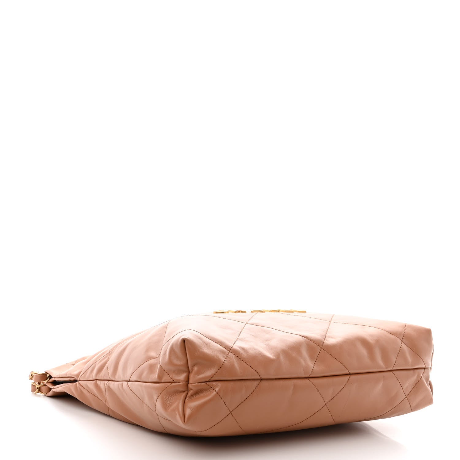 Chanel Shiny Calfskin Quilted Small Chanel 22 Beige 5 of 12